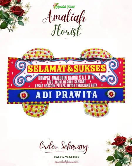 Papan Bunga Ucapan Selamat Sumberbendo